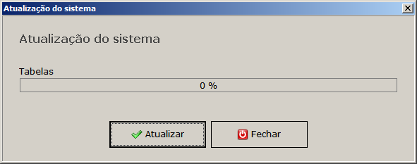Atualização do sistema